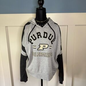 Purdue Boilermakers Hoodie Women’s Medium Slight Crop